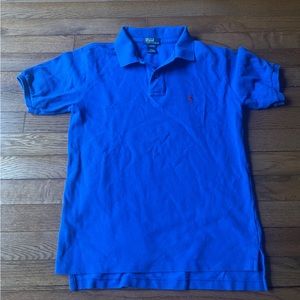Blue Boys Collared Polo Shirt